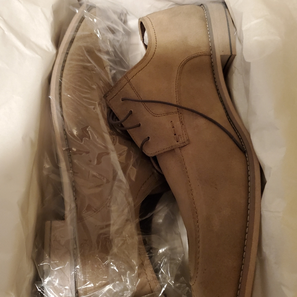Joseph Abboud Heritage Split toe, size 13D, light tan suede